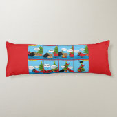 Hoe decorbeert u een kerstboomstrip lichaamskussen (Achterkant)