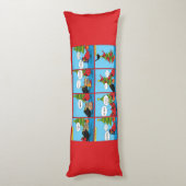 Hoe decorbeert u een kerstboomstrip lichaamskussen (Achterkant (Verticaal))