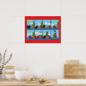 Hoe decorbeert u een kerstboomstrip poster (Keuken)