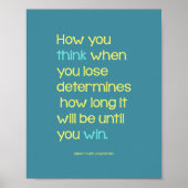 Hoe denk je dat als je verliest... poster (Voorkant)