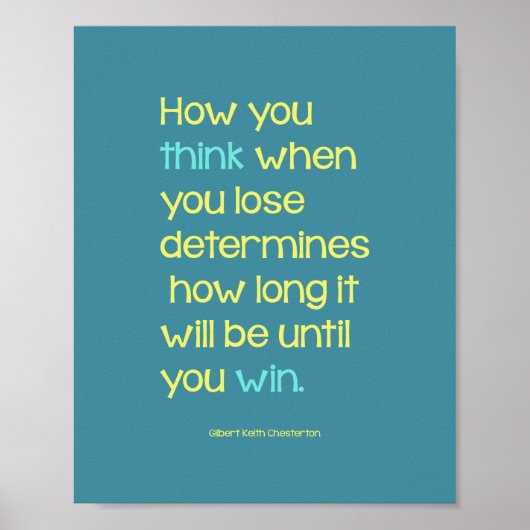 Hoe denk je dat als je verliest... poster (Voorkant)