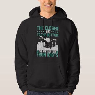 Hoe dichter ik bij de bodem kom Duikers duiken Hoodie
