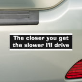 Hoe dichter je Bumpersticker krijgt (Op auto)