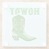 HOE DIENEN Bar Glas Onderzetter (Achterkant)