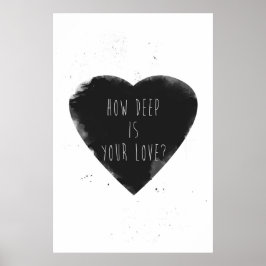 hoe diep is je liefde ? poster