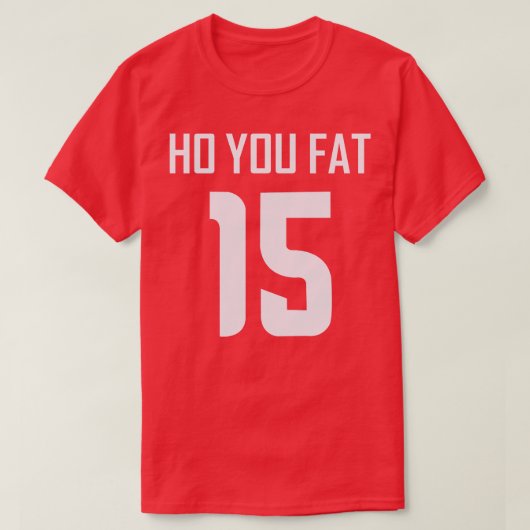 Hoe dik je t-shirt (Design voorkant)