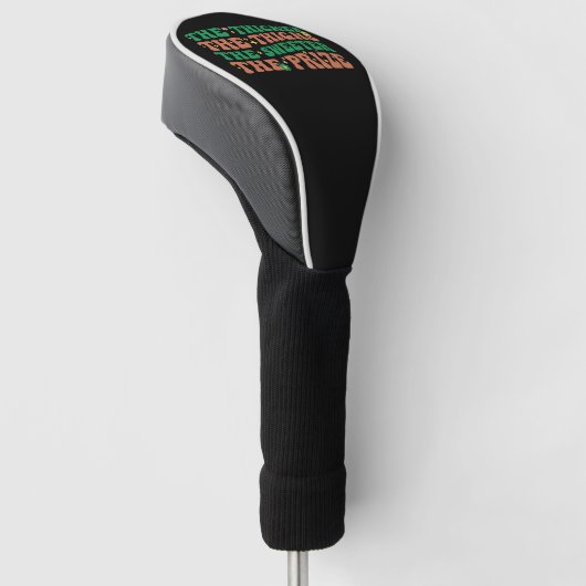 Hoe dikker de dijen hoe zoeter de prijs golfheadcover (Schuin)