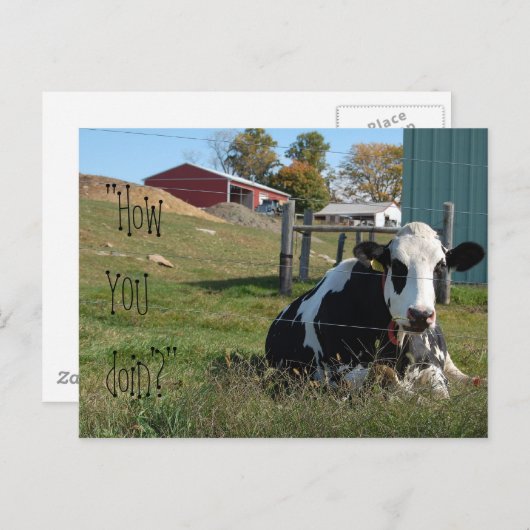 "Hoe doe je dat?" briefkaart (Voorkant / Achterkant)