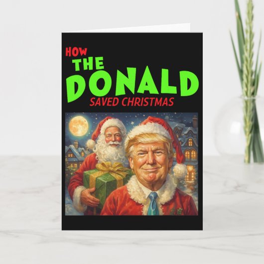 Hoe Donald Trump Kerstmis redde Kaart (Voorkant)