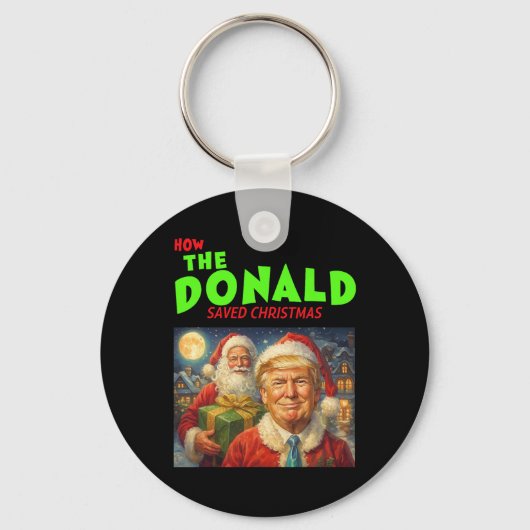 Hoe Donald Trump Kerstmis redde  Sleutelhanger (Voorkant)