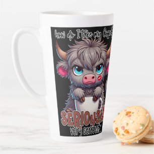 Hoe drink ik mijn koffie? Ernstig heel ernstig Latte Mok