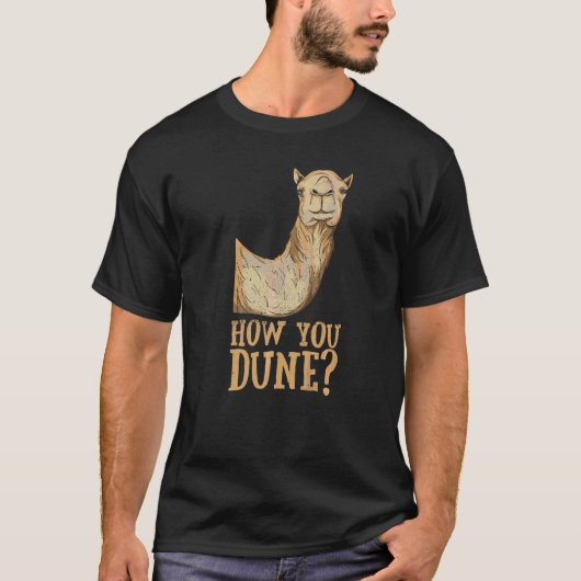Hoe duin je voor een dromedaris t-shirt (Voorkant)