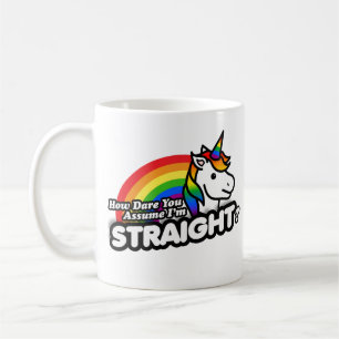 Hoe durf je aan te nemen dat ik hetero ben koffiemok
