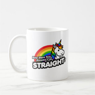 Hoe durf je aan te nemen dat ik hetero ben koffiemok