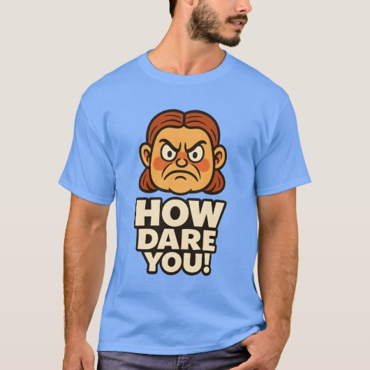 HOE DURF JE! T-SHIRT (Voorkant)
