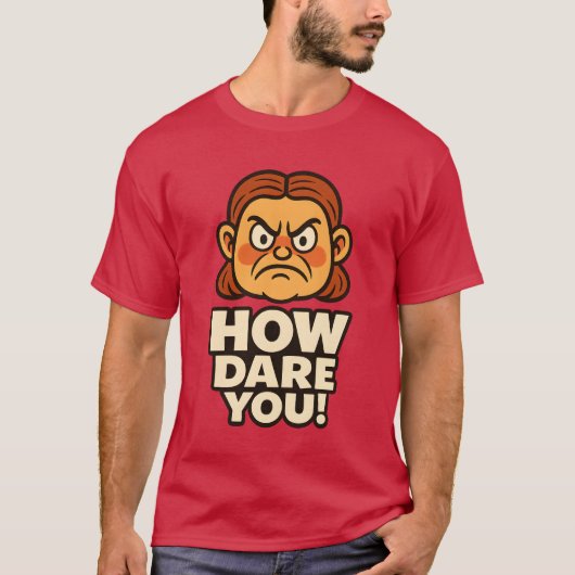 HOE DURF JE! T-SHIRT (Voorkant)