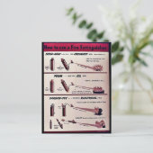 Hoe een brandblusapparaat te gebruiken briefkaart (Staand voorkant)