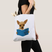 Hoe een Chihuahua zich misdraagt Tote Bag (Dichtbij)