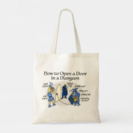 Hoe een deur te openen in een Dungeon RPG Humor Ta Tote Bag