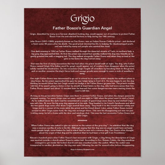 Hoe een Guardian Angel Dog een katholieke priester Poster (Voorkant)