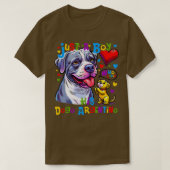 Hoe een jongen en zijn hond Argentino Beste Vriend T-shirt (Design voorkant)