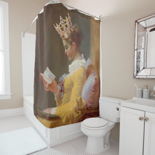Hoe een koningin te zijn douchegordijn (In situ)