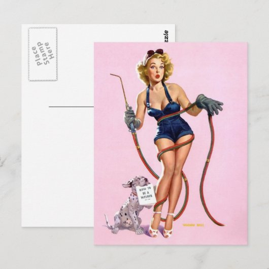 Hoe een laserpin omhoog te zijn briefkaart (Voorkant / Achterkant)