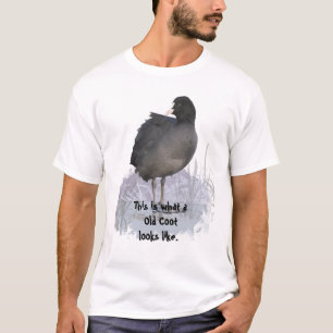 Hoe een oude voet eruit ziet als Fun Bird Art Quot T-shirt