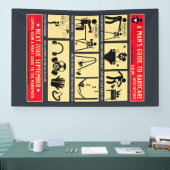 Hoe een papa gids te zijn spandoek (Beurs)