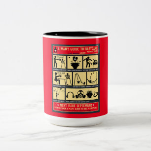 Hoe een papa gids te zijn tweekleurige koffiemok