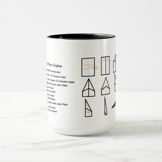 Hoe een papieren Mok van het vliegtuig te maken (Midden)