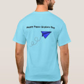 Hoe een papieren vliegtuig T-Shirt te maken (Achterkant)