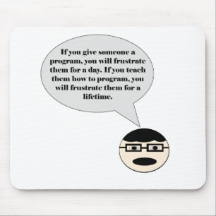 Hoe een programmeur Mousepad te frustreren Muismat