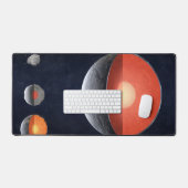 Hoe een rotsachtige planeet vormt. bureaumat (Keyboard & Muis)