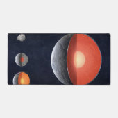 Hoe een rotsachtige planeet vormt. bureaumat (Voorkant)