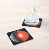 Hoe een rotsachtige planeet vormt. kartonnen onderzetters (Insitu)