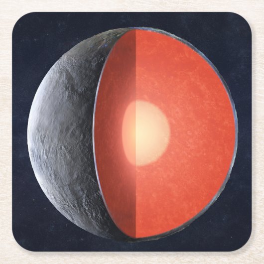 Hoe een rotsachtige planeet vormt. kartonnen onderzetters (Voorkant)