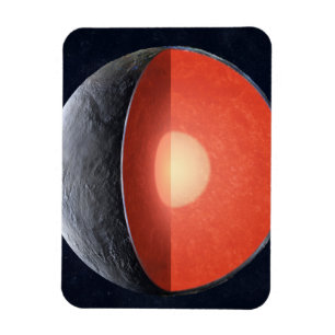 Hoe een rotsachtige planeet vormt. magneet