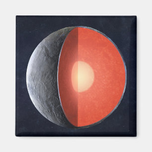 Hoe een rotsachtige planeet vormt. magneet