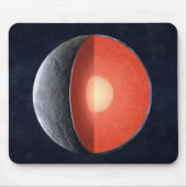 Hoe een rotsachtige planeet vormt. muismat (Voorkant)