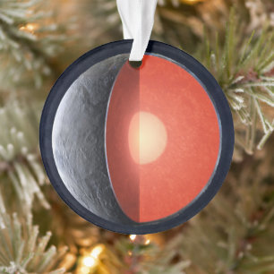 Hoe een rotsachtige planeet vormt. ornament