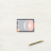 Hoe een rotsachtige planeet vormt. post-it® notes (Op bureau)