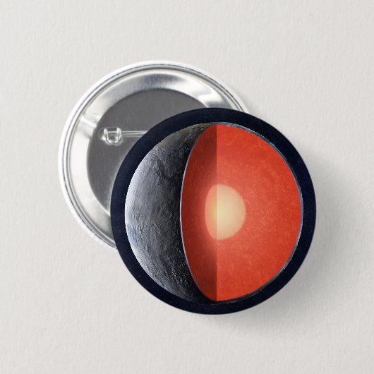 Hoe een rotsachtige planeet vormt. ronde button 5,7 cm (Voorkant /achterkant)
