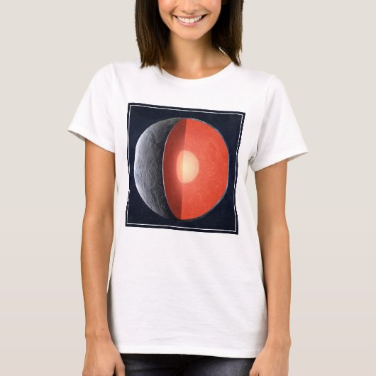 Hoe een rotsachtige planeet vormt. t-shirt (Voorkant)