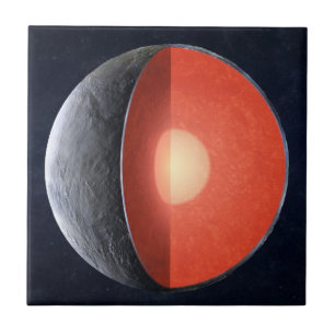 Hoe een rotsachtige planeet vormt. tegeltje