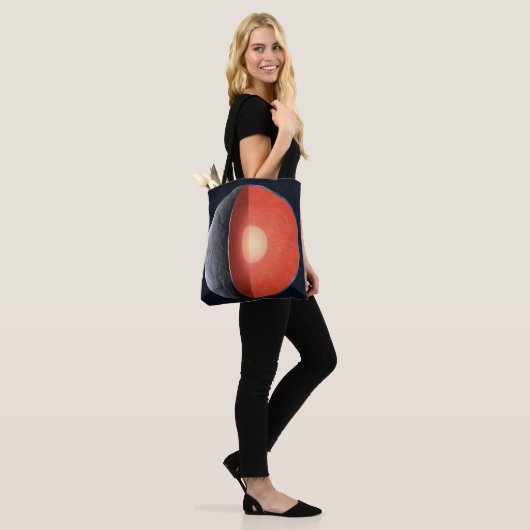 Hoe een rotsachtige planeet vormt. tote bag (Op model)