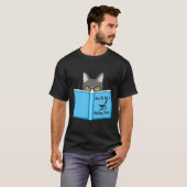 Hoe een spottende vogel te doden Grappige kattenli T-shirt (Voorkant volledig)