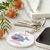 Hoe een strandlichaam, een grappige zomer sleutelhanger (Voorkant Rechts)