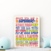 Hoe een superheld Print te zijn