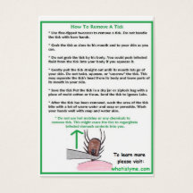 Hoe een Tick Correct Kaart verwijderen